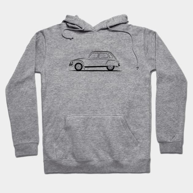 Citroen Dyane Hoodie by PauHanaDesign